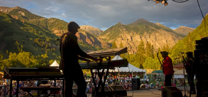 telluride jazz stage