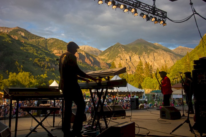 telluride jazz stage