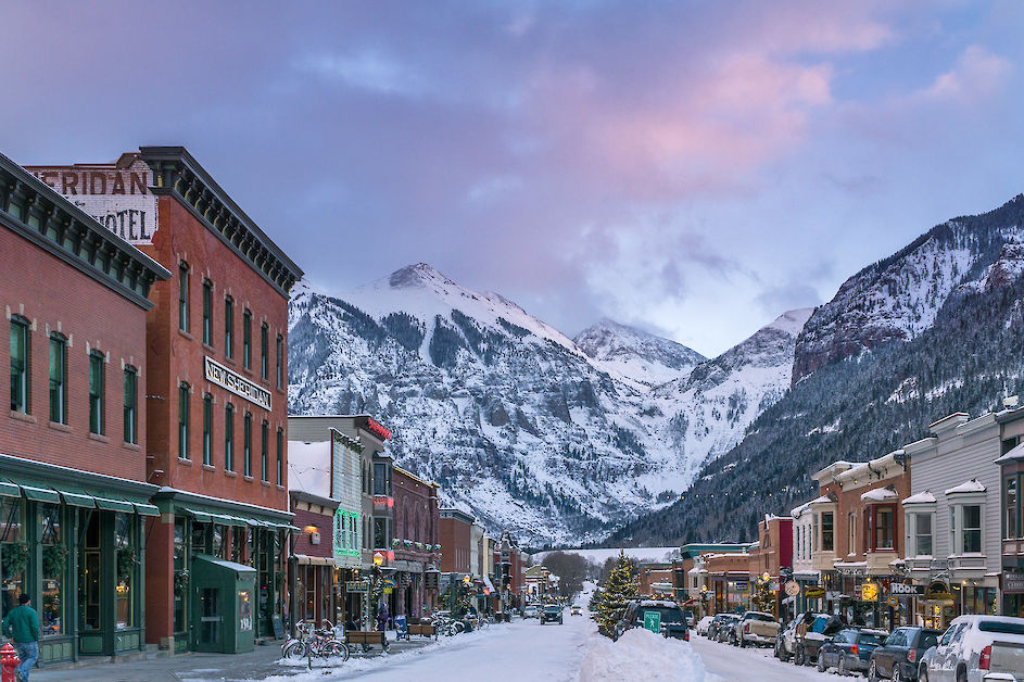 Telluride Main Street Winter