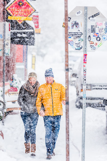 boutique shops on Telluride's Main Street