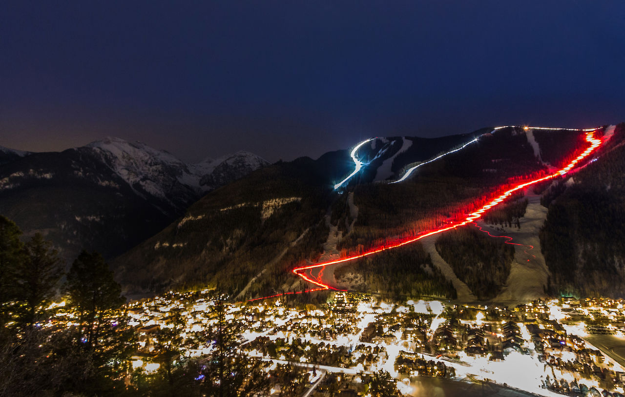 Telluride's Christmas Eve Torchlight Parade