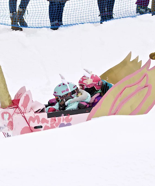 Cardboard Sled Derby