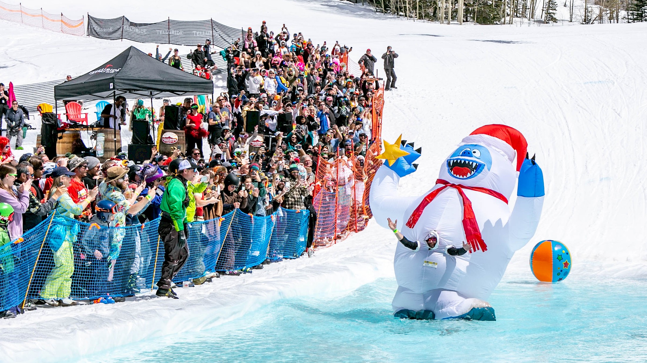 Telluride Closing Day Pond Skim