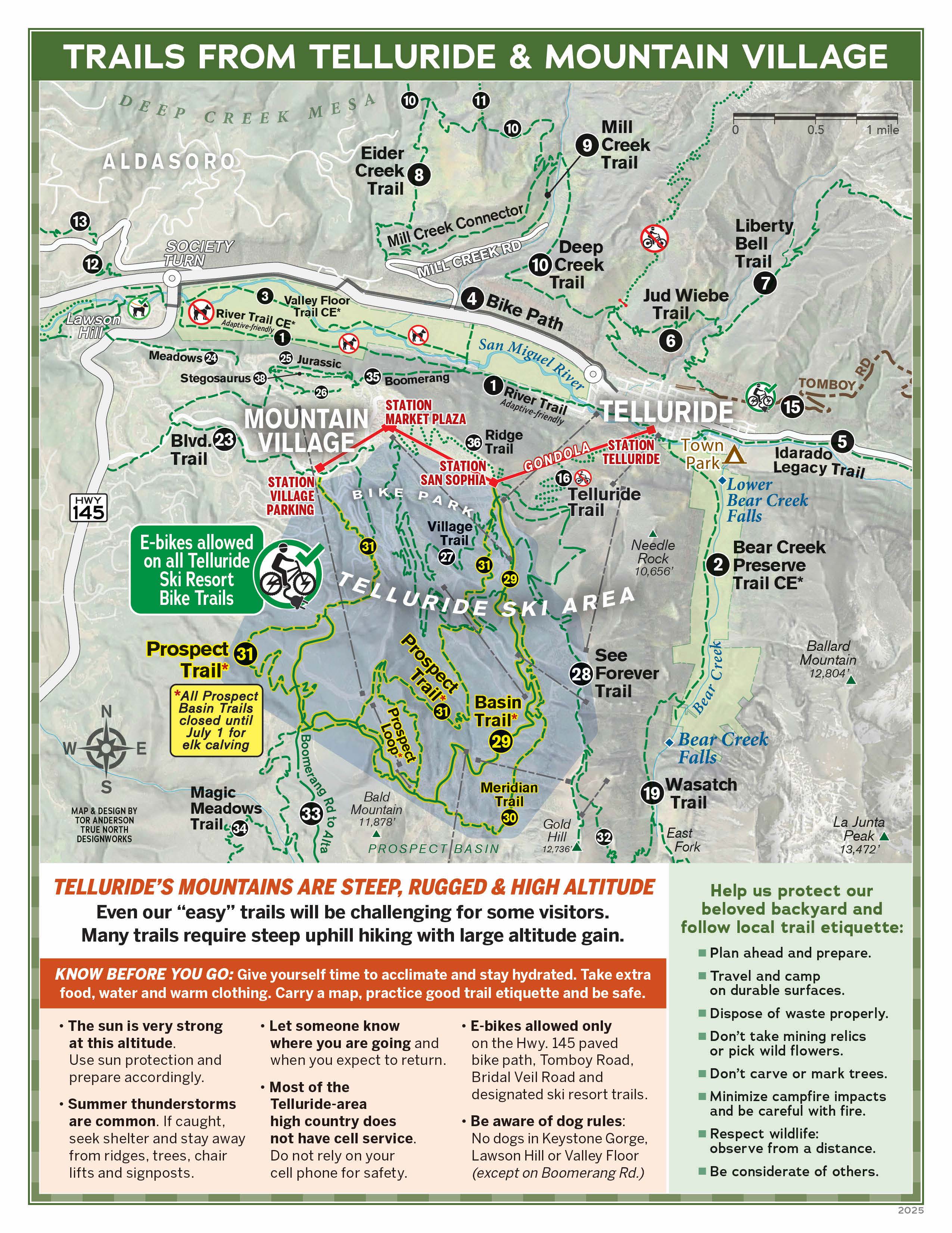 Trails From Telluride and Mountain Village
