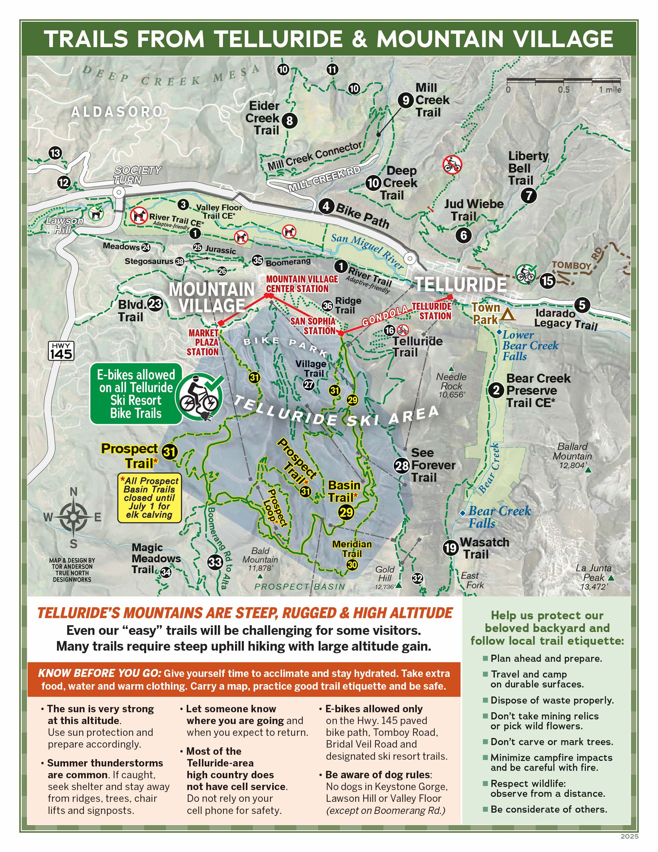 Trails From Telluride and Mountain Village