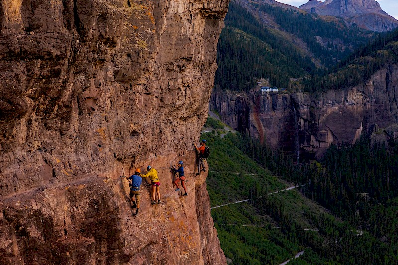 Telluride Via Ferrata Eyes Historic U.S. Forest Service Designation