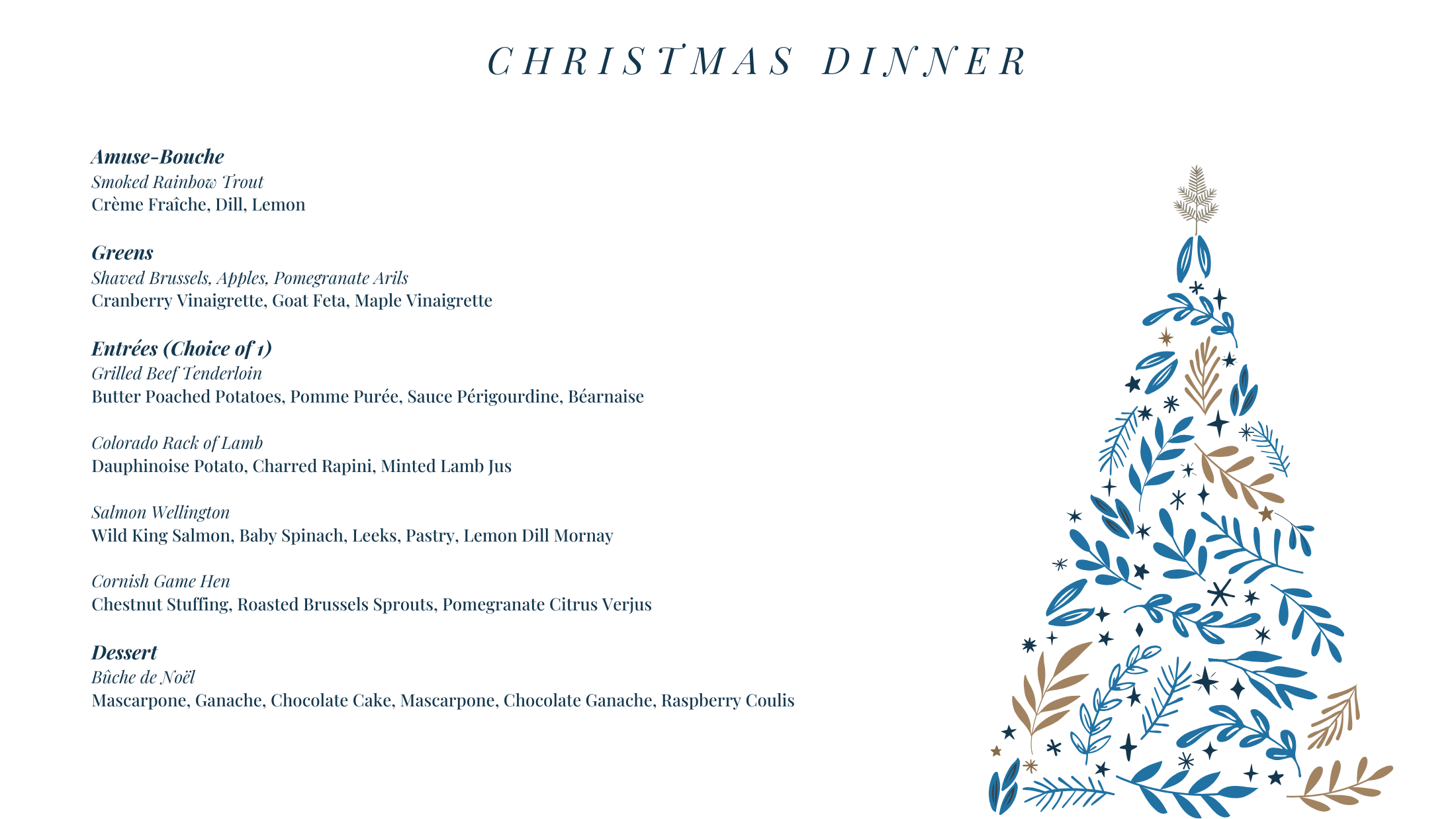 Christmas Dinner at The View
