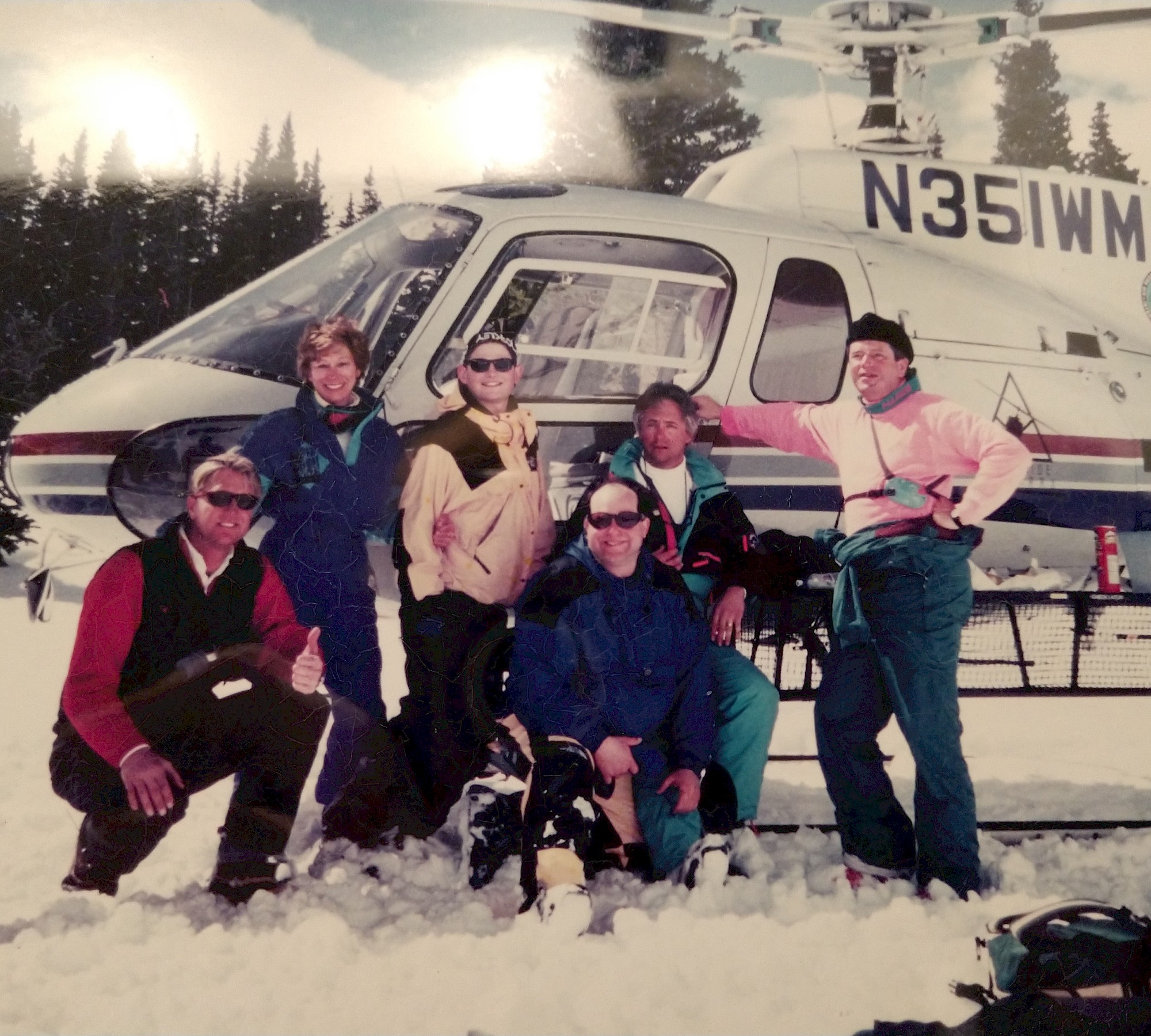 Telluride Helitrax in the early days.