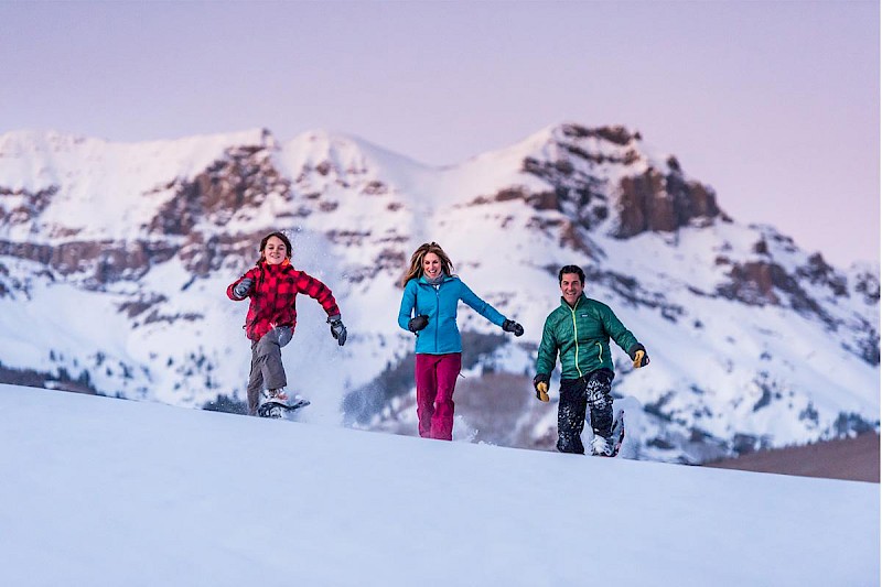 Snowshoeing with Kids