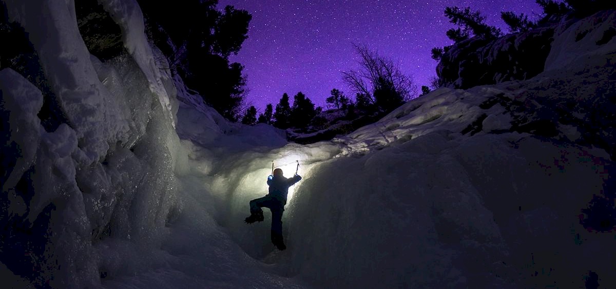 Winter Activities ICE CLIMBING