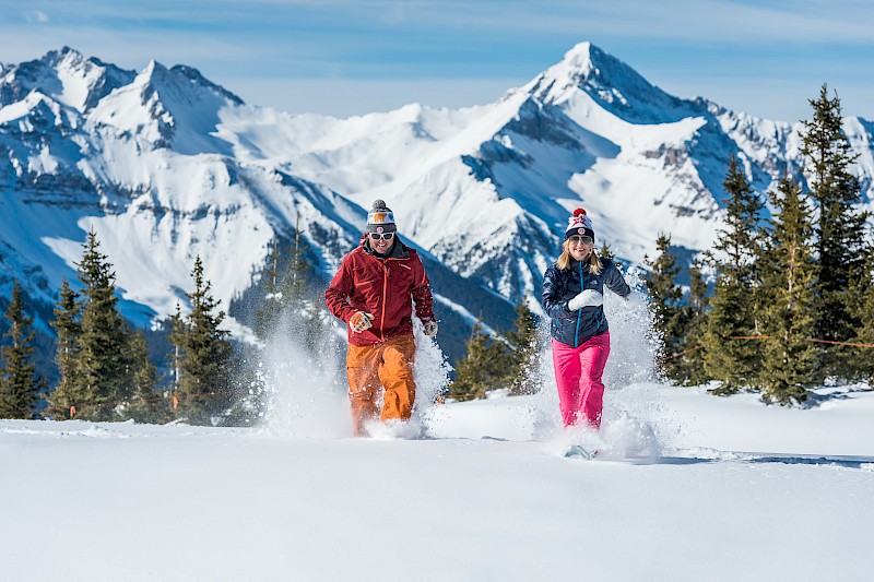 Snowshoeing