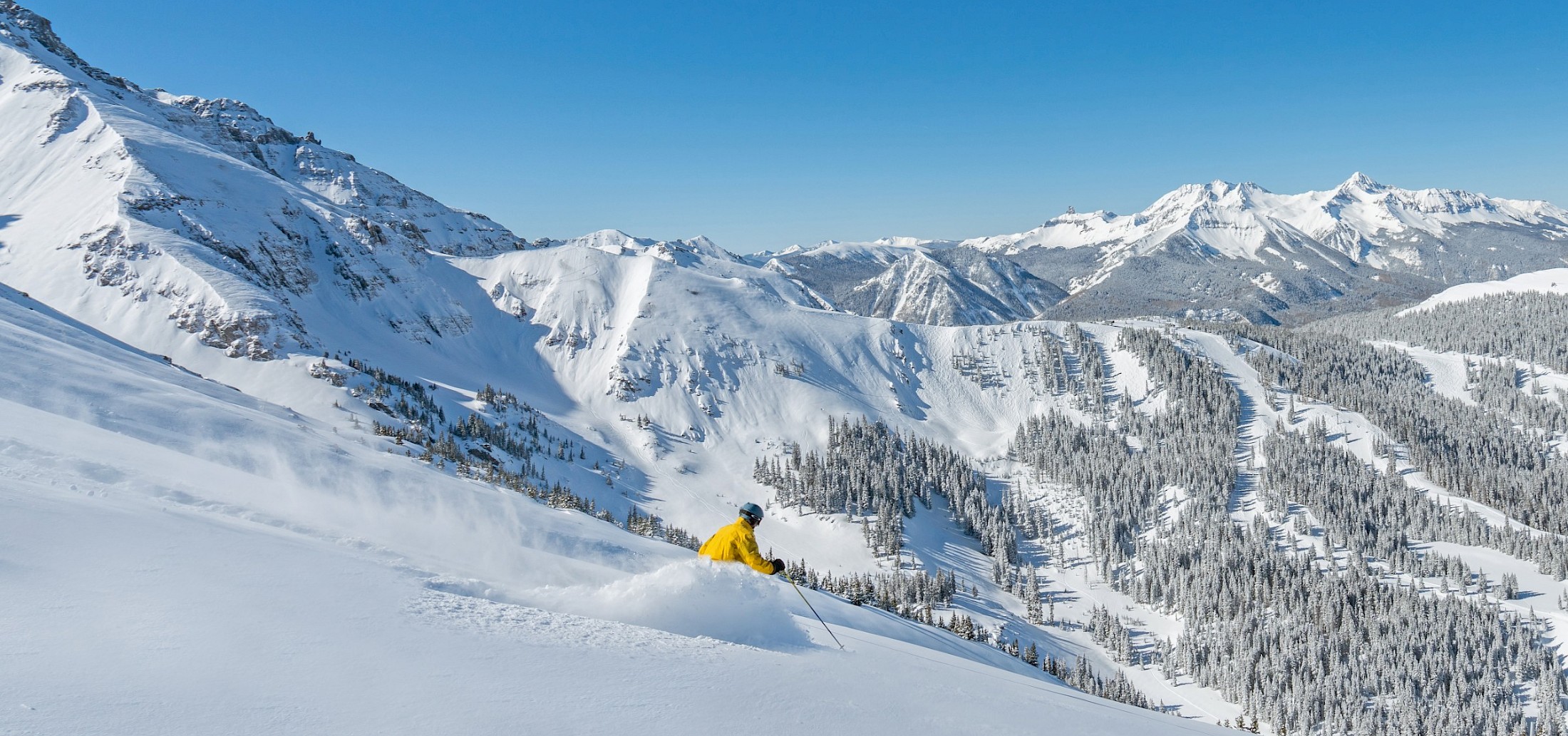 skiing Gold Hill 1 in Telluride, CO