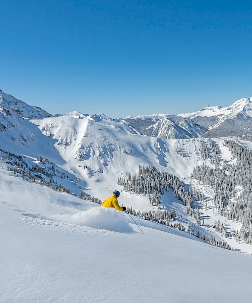 skiing Gold Hill 1 in Telluride, CO